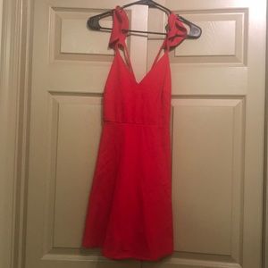 Red holiday dress